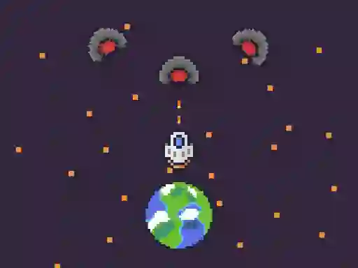 Gêm Pixel Protect Your Planet ar-lein