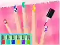 Gêm Fashion Nail Salon Makeover ar-lein