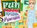 Gêm Fun College Life with Princesses ar-lein