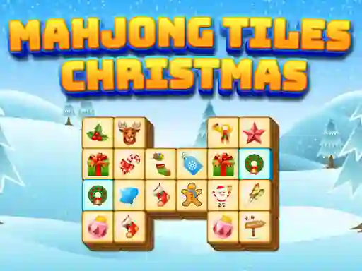 Gêm Mahjong Tiles Christmas ar-lein