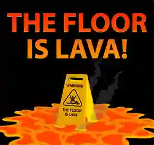 Gêm The Floor is Lava ar-lein