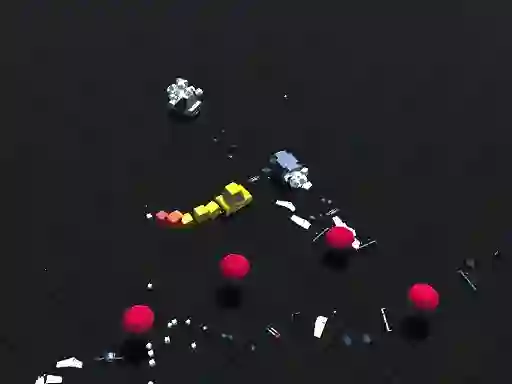 Gêm Pixel Car vs Cops 2020 ar-lein