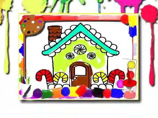 Gêm House Coloring Book ar-lein