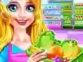 Gêm Supermarket Girl Cleanup ar-lein