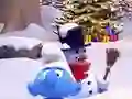 Gêm Smurfy Snowballs ar-lein