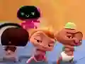 Gêm Mini Beat Power Rockers: English Challenge ar-lein