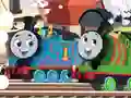Gêm Thomas All Engines Go Jigsaw ar-lein