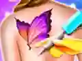 Gêm Barbie Funny Tattoo Shop ar-lein