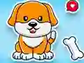 Gêm Coloring Book: Cute Dog ar-lein