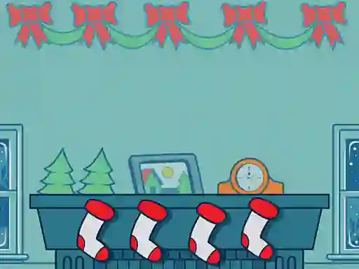 Gêm Christmas Stockings Memory ar-lein