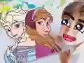 Gêm Coloring Book: Frozen ar-lein