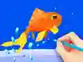 Gêm Coloring Book: Fish ar-lein