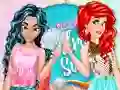 Gêm Jasmine and Ariel Wardrobe Swap ar-lein