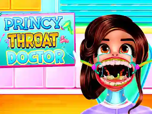 Gêm Princy Throat Doctor ar-lein