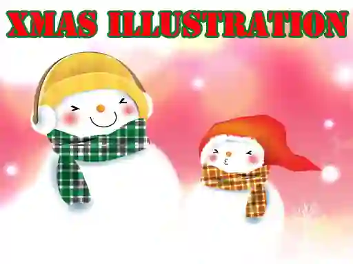 Gêm Xmas Illustration ar-lein
