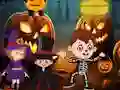 Gêm Help The Halloween Children ar-lein