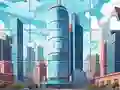 Gêm Jigsaw Puzzle: City Buildings ar-lein
