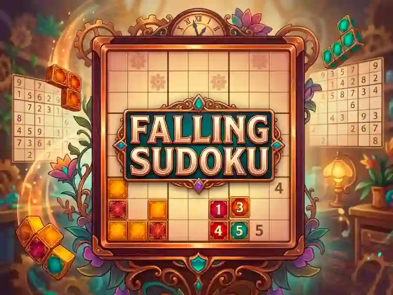 Gêm Falling Sudoku ar-lein