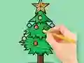 Gêm Coloring Book: Christmas Tree ar-lein
