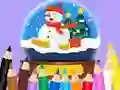 Gêm Coloring Book: Christmas Crystal Ball ar-lein