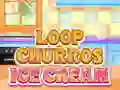 Gêm Loop Churros Ice Cream ar-lein