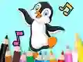 Gêm Coloring Book: Dancing Penguin ar-lein
