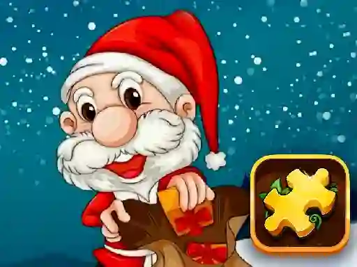 Gêm Santa Claus Puzzle Time ar-lein