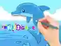 Gêm Coloring Book: Cute Dolphin ar-lein