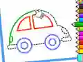 Gêm Toddler Drawing: Cute Car ar-lein