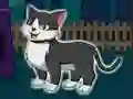 Gêm Halloween Smiley Cat Escape ar-lein