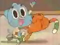 Gêm The Amazing World of Gumball Go Long! ar-lein