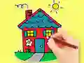 Gêm Coloring Book: Dream House ar-lein