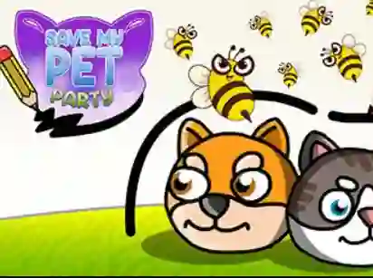 Gêm Save My Pet Party ar-lein
