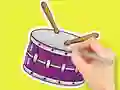 Gêm Coloring Book: Star Drum ar-lein