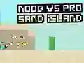 Gêm Noob vs Pro Sand Island ar-lein