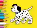 Gêm Coloring Book: Cute Spotted Dog ar-lein
