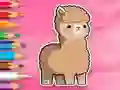 Gêm Coloring Book: Cute Alpaca ar-lein