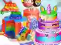 Gêm Unicorn Cake Maker ar-lein