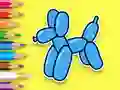Gêm Coloring Book: Balloon Puppy ar-lein