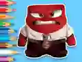 Gêm Coloring Book: Inside Out Angry ar-lein