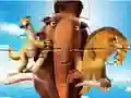 Gêm Jigsaw Puzzle: Ice Age Adventures ar-lein