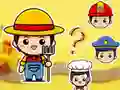 Gêm Kids Quiz: Job Challenge 3 ar-lein