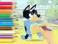 Gêm Coloring Book: Bluey And Bingo ar-lein