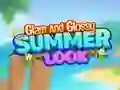 Gêm Glam And Glossy Summer Look ar-lein