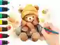 Gêm Coloring Book: Autumn Bear ar-lein