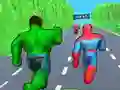 Gêm Superhero Transform - Change Race ar-lein