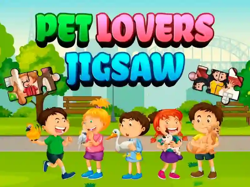Gêm Pet Lovers Jigsaw ar-lein