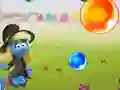 Gêm Smurfs Bubble Story ar-lein