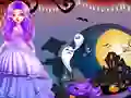 Gêm Princess Halloween Makeup ar-lein
