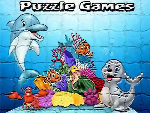 Gêm Puzzle Cartoon Kids Games ar-lein